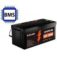 Powland 24V 100Ah IBattery-PL-24V-100AH (LiFePo4, BMS)