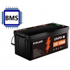 Powland 24V 100Ah IBattery-PL-24V-100AH (LiFePo4, BMS)