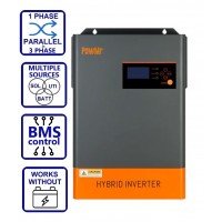 PowMr 6200W 48V POW-HVM6.2K-48V-LIP (Max CH 120A, AC 80)