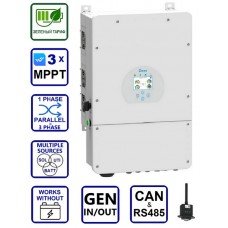 Deye SUN-12K-SG02LP1-EU-AM3, LV (12kW, 48V, 1Ph, 3-MPPT) Wi-Fi