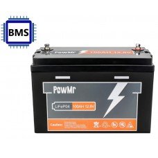 PowMr LiFePo4 12V 100Ah BMS POW-100AH-12.8V