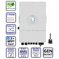 Deye SUN-10K-SG04LP3-EU, LV (10kW, 48V, 3Ph, 2-MPPT) Wi-Fi