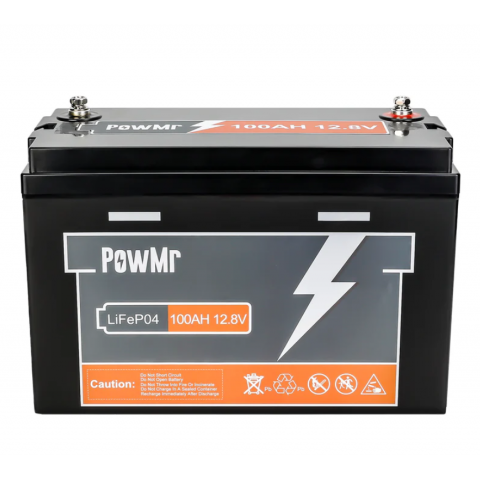 PowMr LiFePo4 12V 100Ah BMS POW-100AH-12.8V