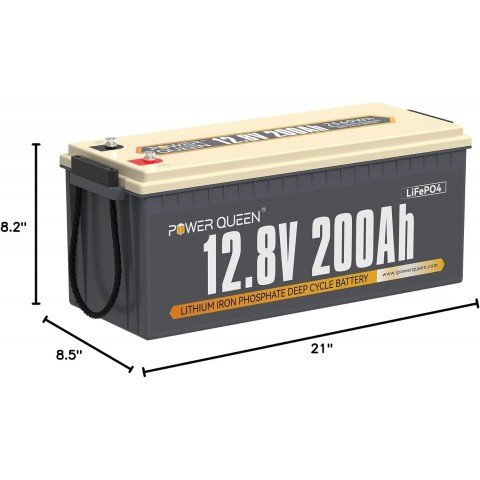 Power Queen 12V 200Ah (LiFePo4, BMS 100A)