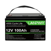LANPWR 12V 100Ah (LiFePo4, BMS)
