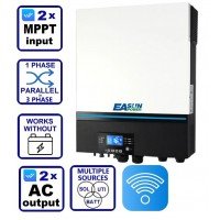 EASUN POWER 11.0kW 48V ISolar-SMW-11KW-TWIN (11000VA/11000W Max CH 150A, AC 150) Wi-Fi