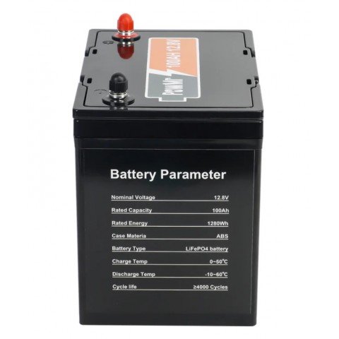 PowMr LiFePo4 12V 100Ah BMS POW-100AH-12.8V-MINI