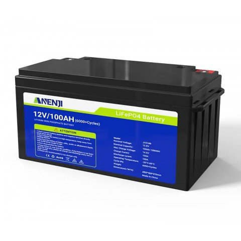 Anenji 12V 100Ah ANJ-12V-100AH-H (LiFePo4, BMS 100A)
