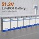 EASUN 48V (51.2V) 100Ah IBattery-EA-51.2V-100AH (LiFePo4, BMS)