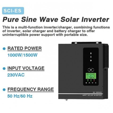 Anern 1.5kW 24V AN-SCI-ES-1500 (1500VA/1500W, Max CH 80A, AC 40)