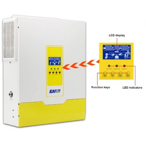 EASUN 5.6kW 48V IGrid-VX-IV-5.6KW (5600VA/5600W, Max CH 100A, AC 60) Wi-Fi