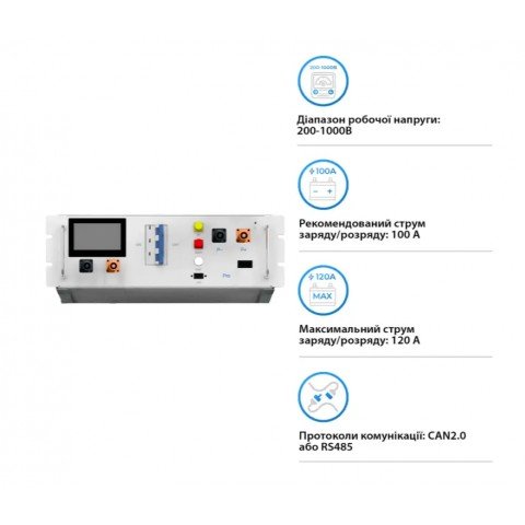 Блок BMS-керування Deye BOS-G-PDU-2 для BOS-G Pro