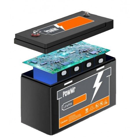 PowMr LiFePo4 12V 100Ah BMS POW-100AH-12.8V-MINI