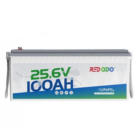 Redodo LiFePo4 24V 100Ah BMS (100A) Bluetooth