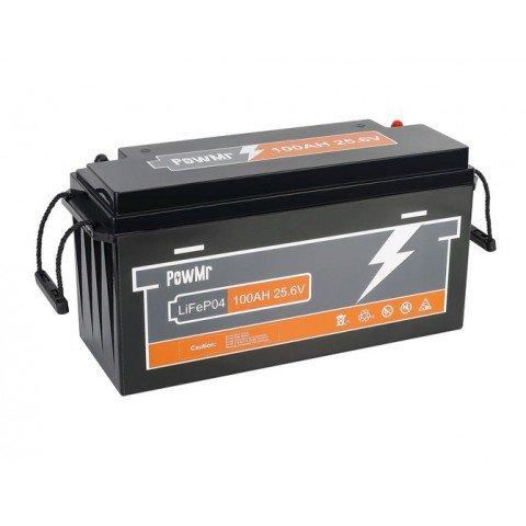 PowMr LiFePo4 24V 100Ah BMS POW-100AH-25.6V