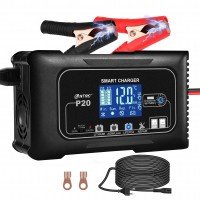 Універсальний зарядний пристрій HTRC 12V 24V 20A LifePo4, Li, Gel, AGM, I (10-20А), V (12-24V)