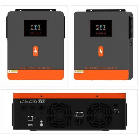 PowMr 6200W 48V POW-HVM6.2M-48V-N (Max CH 120A, AC 100) Wi-Fi